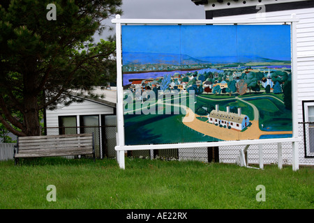 city of Peggy`s Cove, Nova Scotia, Canada North America. Photo by Willy Matheisl Stock Photo